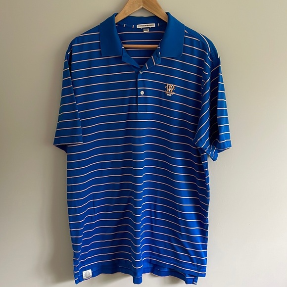Peter Millar Striped Golf Whitemarsh Valley Country Club 1908 Polo Shirt - Picture 9 of 9